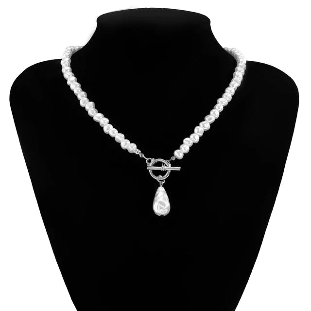 Bohemian Tropfenperlen-Anhänger-Halskette | Shop Nory
