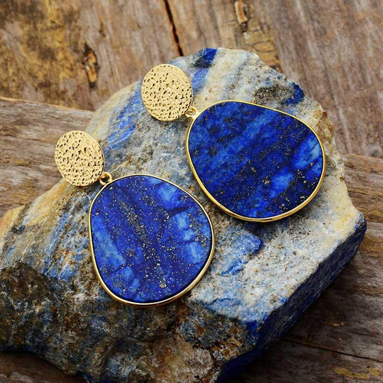 Schützende Ohrringe - Celestial Lapis | Shop Nory