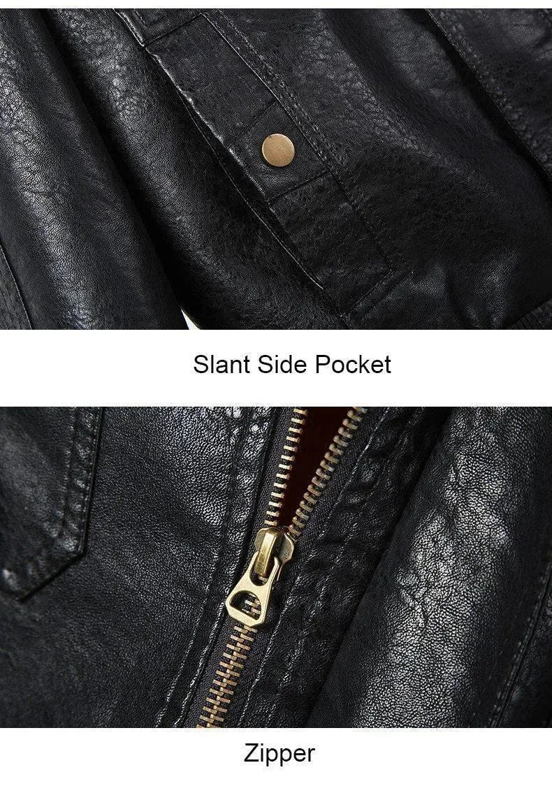 Lederjacke, Herren Winterjacke, Motorradjacke