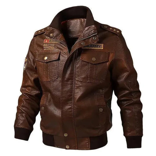Lederjacke, Herren Winterjacke, Motorradjacke