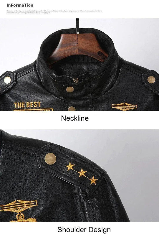 Lederjacke, Herren Winterjacke, Motorradjacke