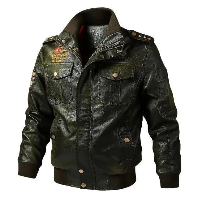 Lederjacke, Herren Winterjacke, Motorradjacke