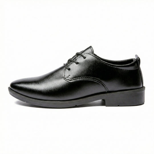 Herren Elegante Leder Schnürschuhe mit rutschfester Sohle