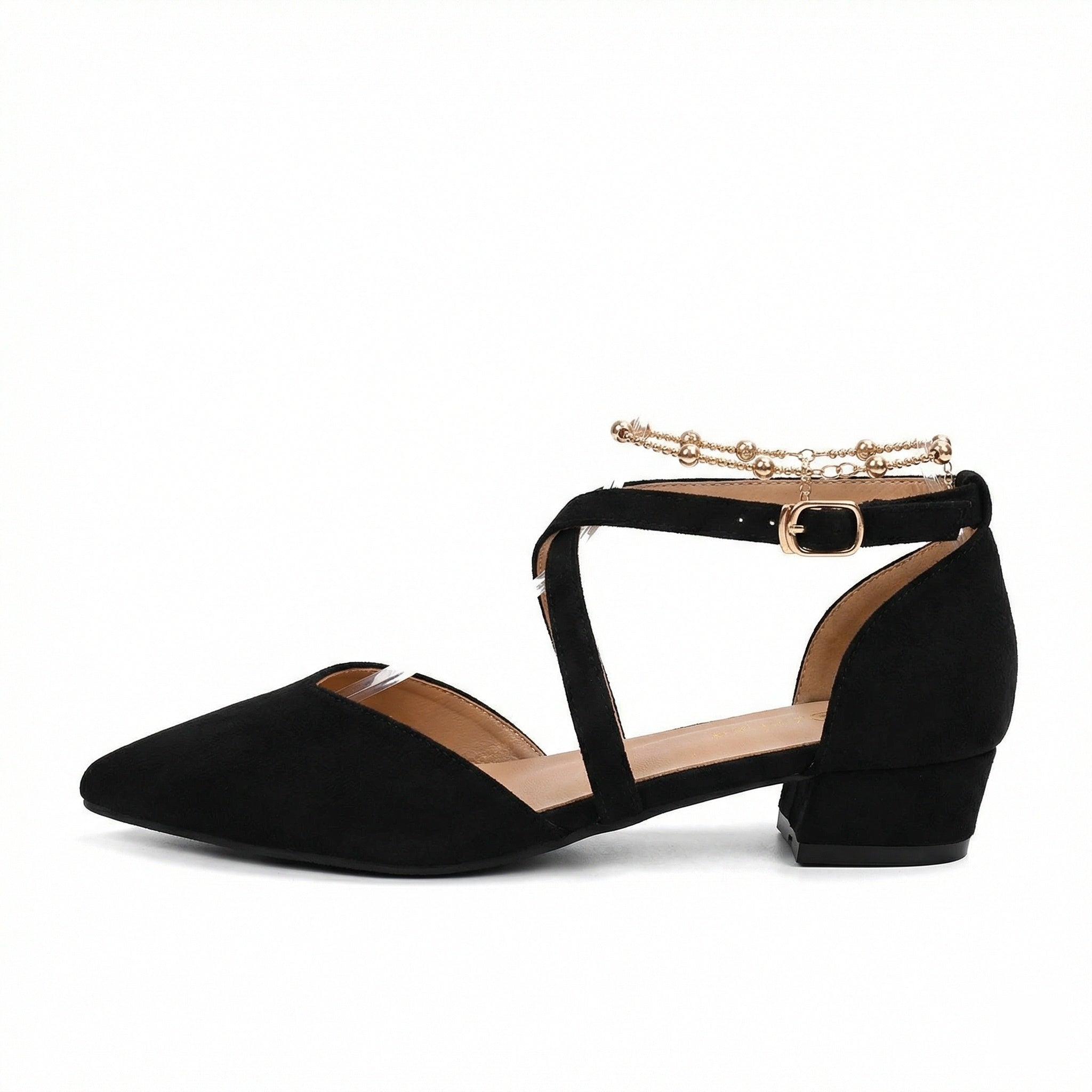 Modische Flache Sandalen mit Spitzer Spitze