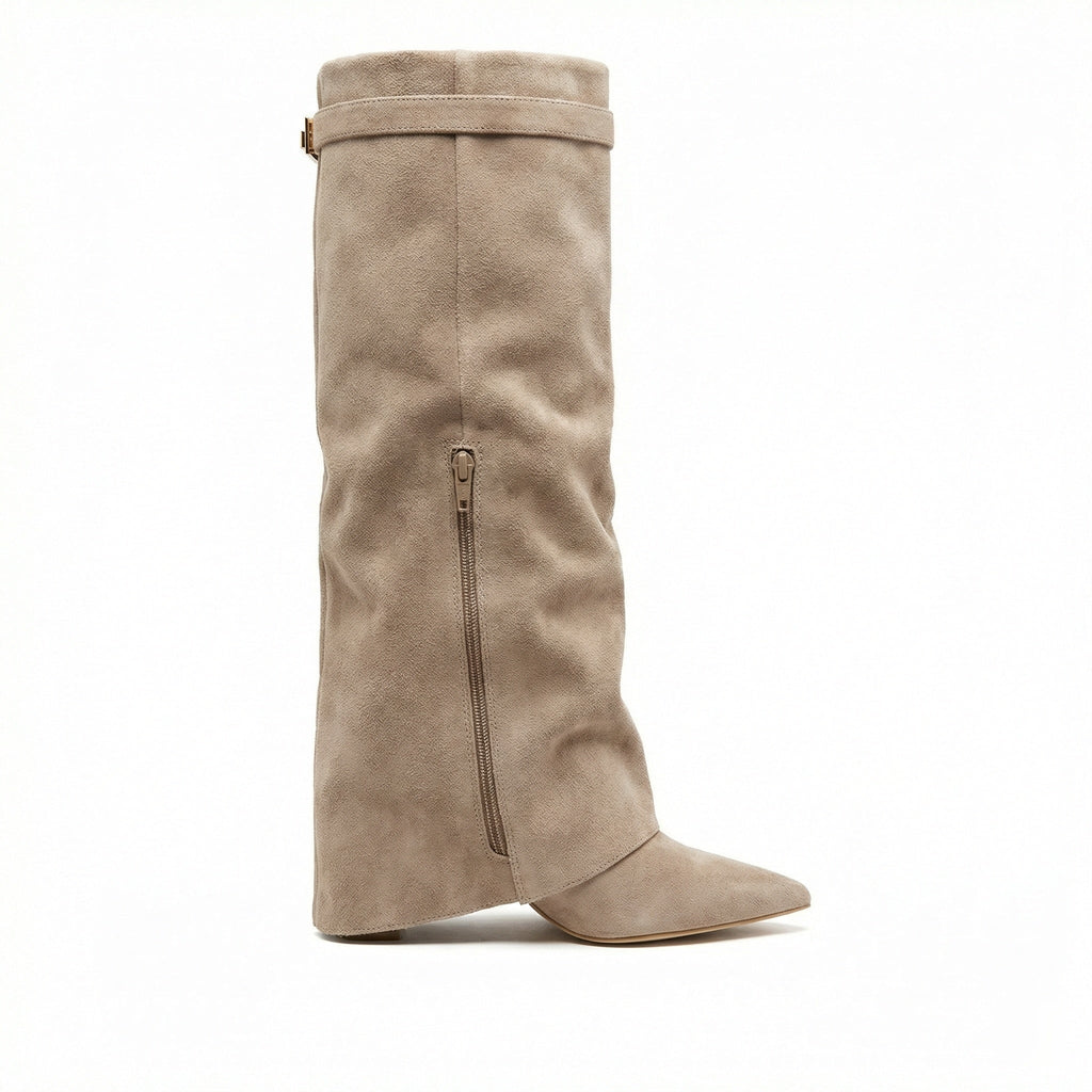 Wildlederstiefel Für Damen