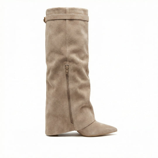 Wildlederstiefel Für Damen