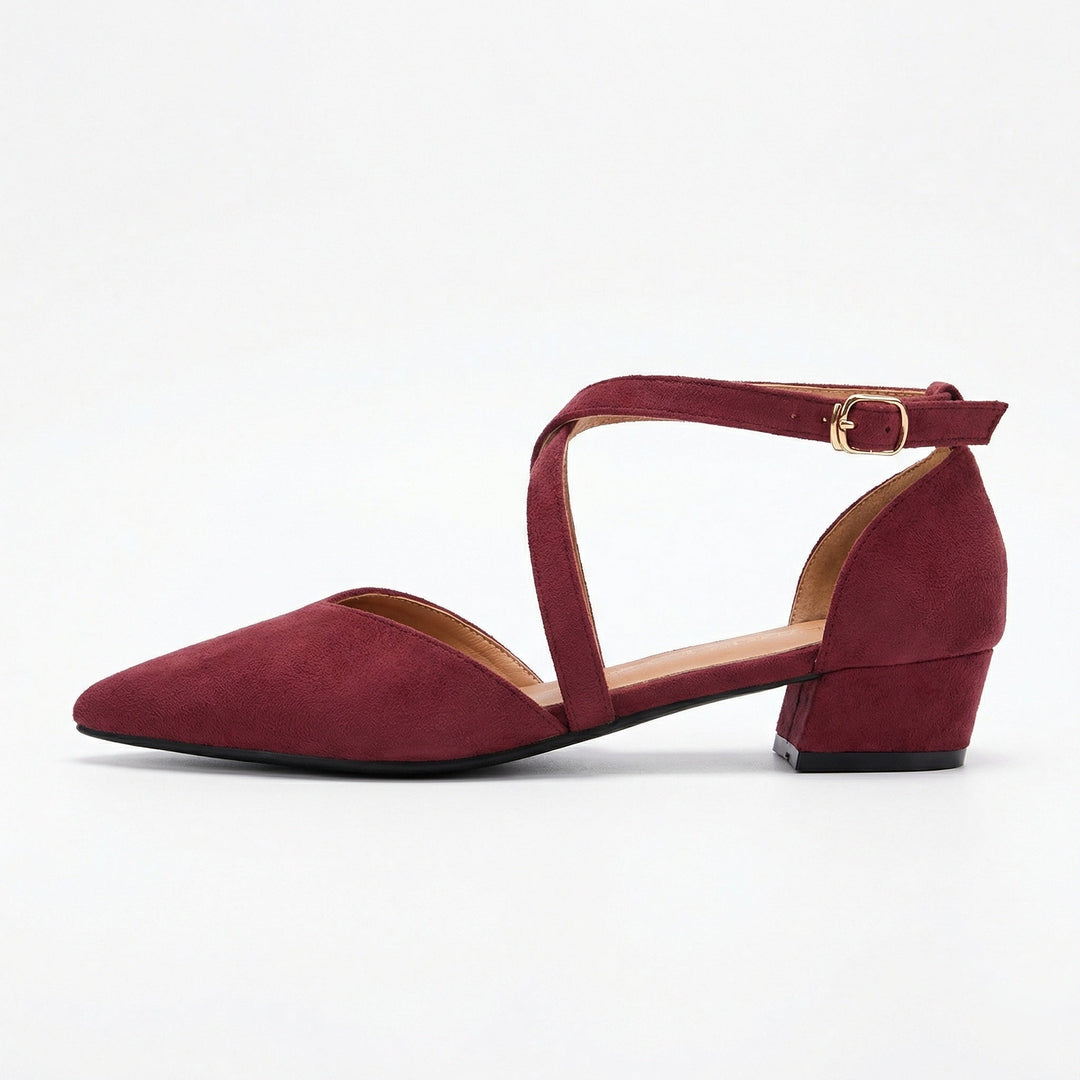 Modische Flache Sandalen mit Spitzer Spitze