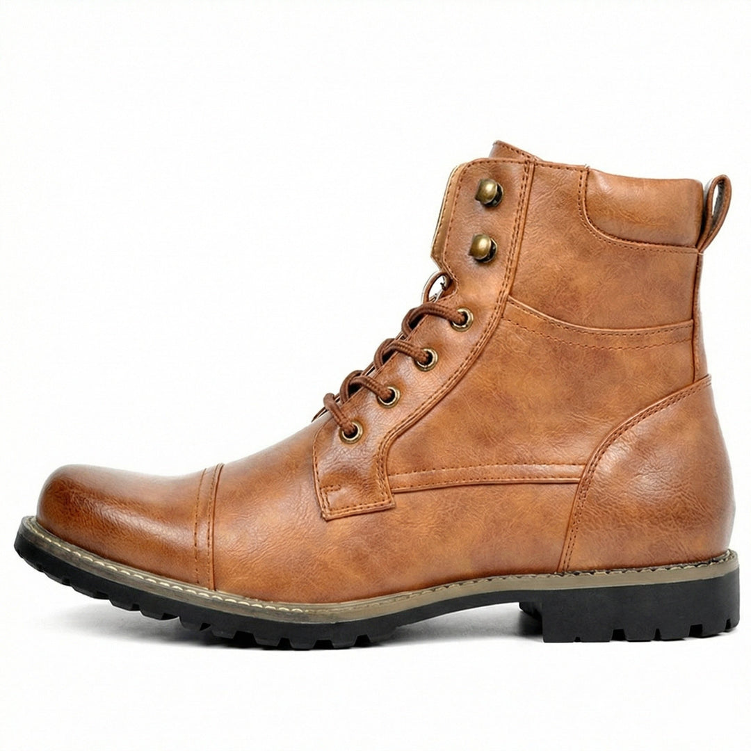 Motorradstiefel aus echtem Leder
