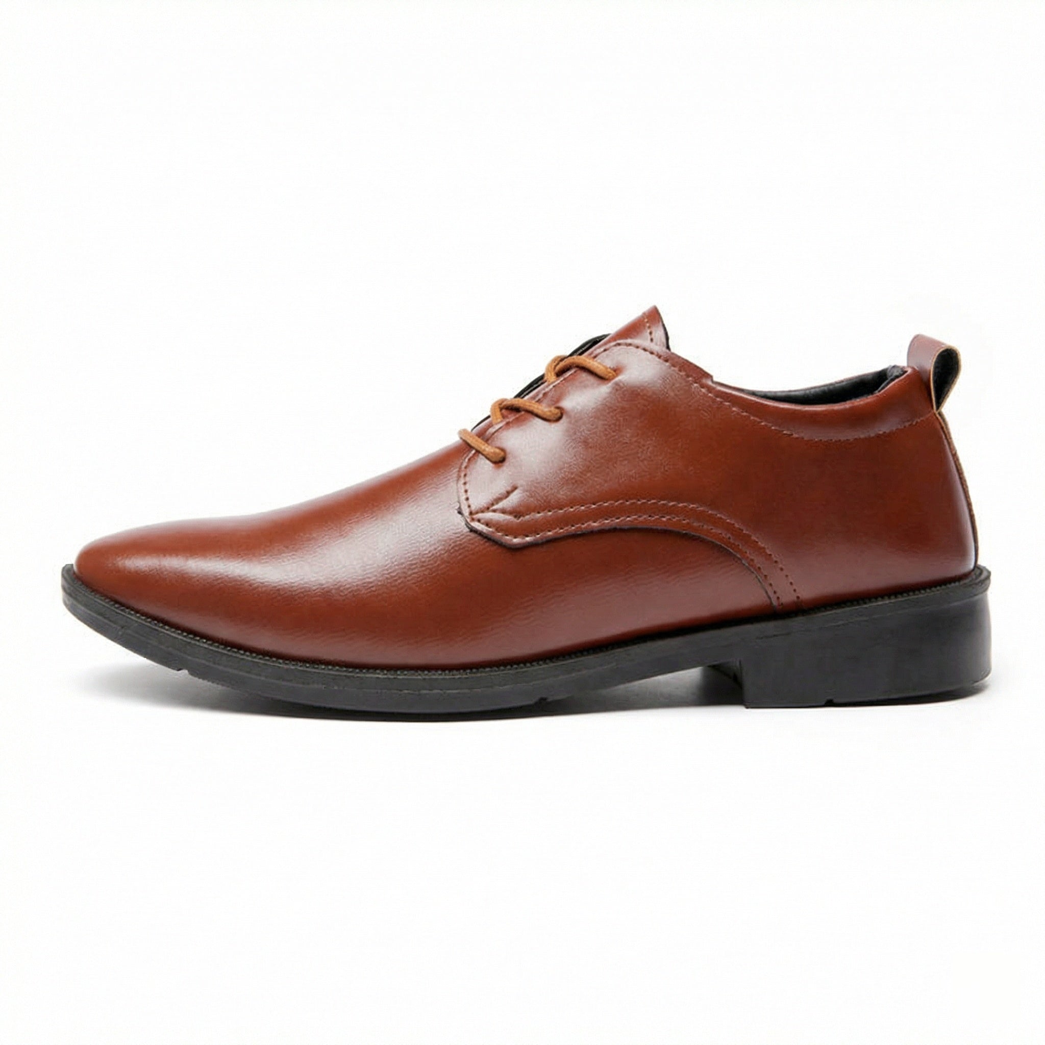 Herren Elegante Leder Schnürschuhe mit rutschfester Sohle