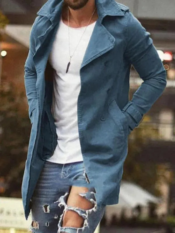 Länge Slim Fit Herren Wintermantel