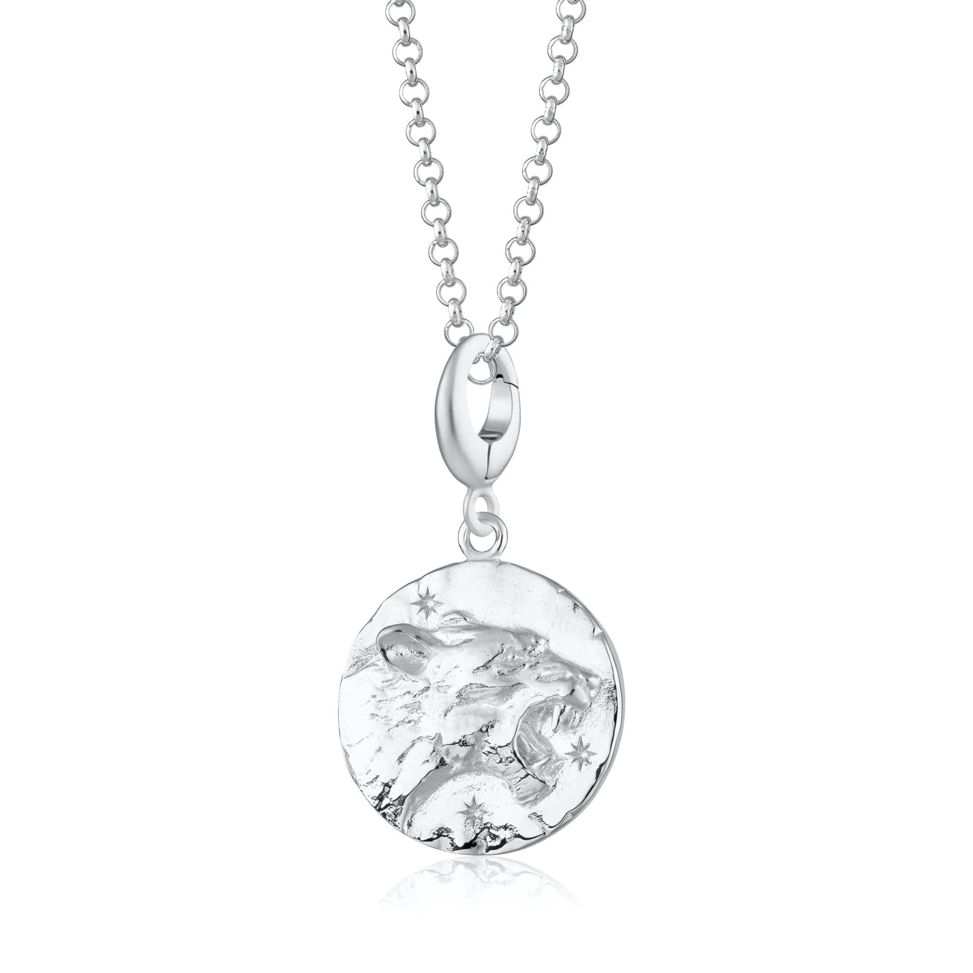 Silber Leo Zodiac Charm Halskette | Shop Nory