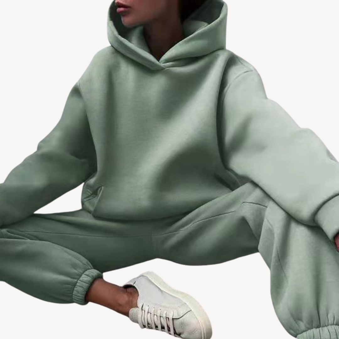 Oversized Hoodie und Jogger Set für Frauen