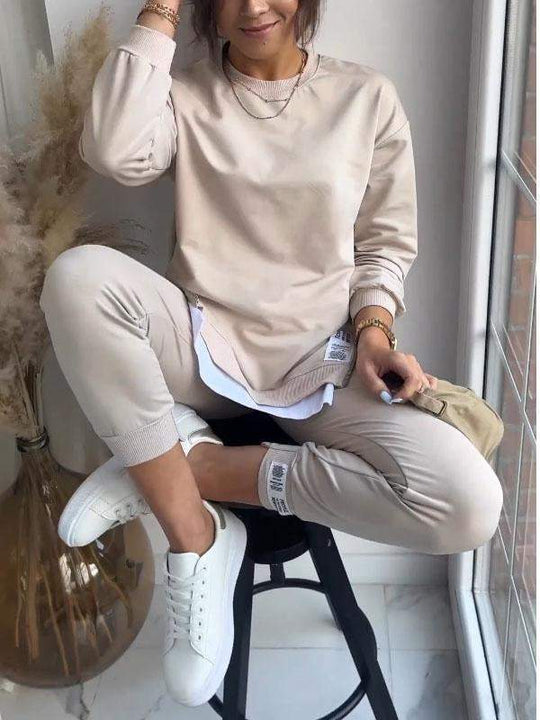 ShopNory | Bequemes Sweatshirt- und Hosen-Set für Frauen