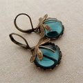 Stilvolle Kristall Antikgold-Ohrringe - Amarae | Shop Nory
