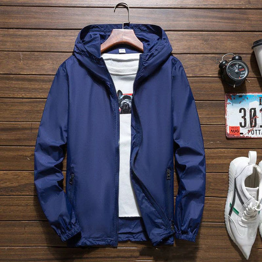 Leichtgewicht Herrenjacke mit Kapuze