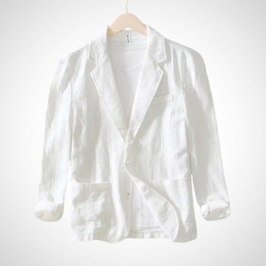 Leichter Herren-Leinen-Blazer aus einer Baumwollmischung