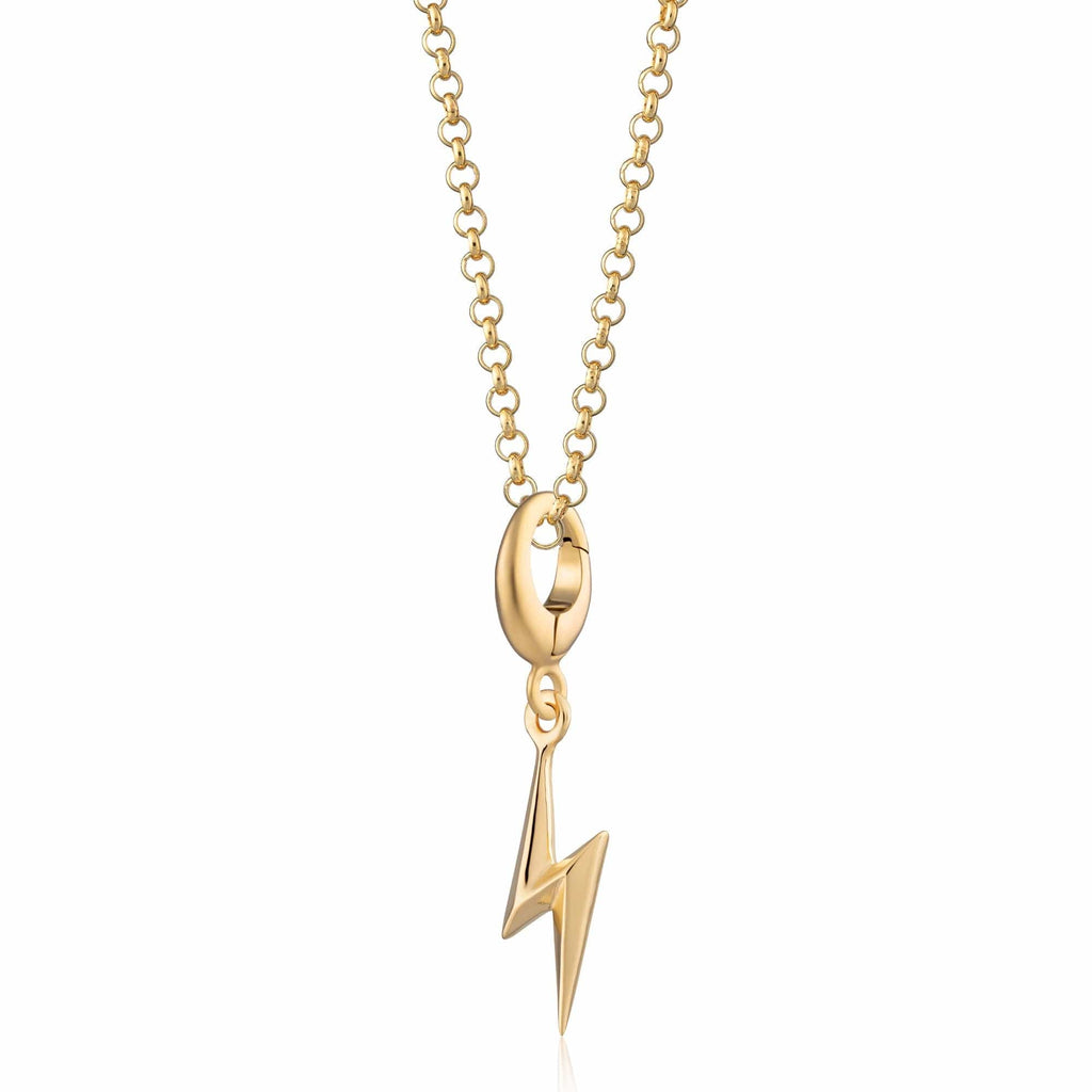 Gold Blitzschlag Charm Halskette | Shop Nory