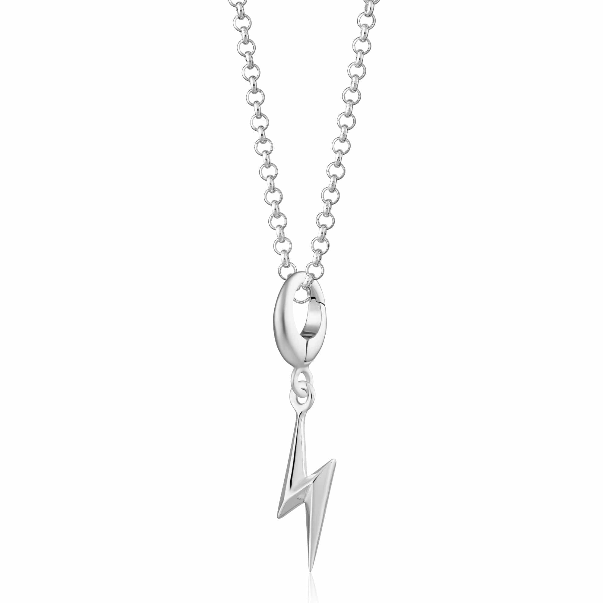 Silber Blitz Charm Halskette | Shop Nory