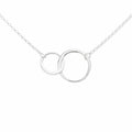 Silberne Verbundene Kreise Halskette | Shop Nory