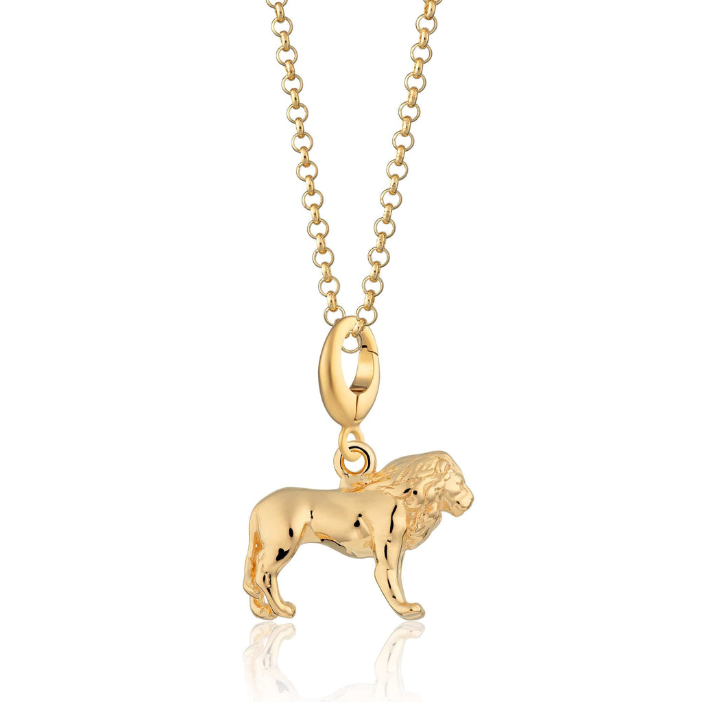 Gold Lion Charm Halskette | Shop Nory