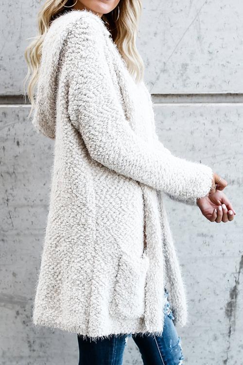 Shopnory | Kapuzen-Strickjacke
