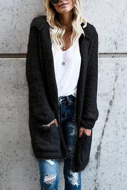 Shopnory | Kapuzen-Strickjacke
