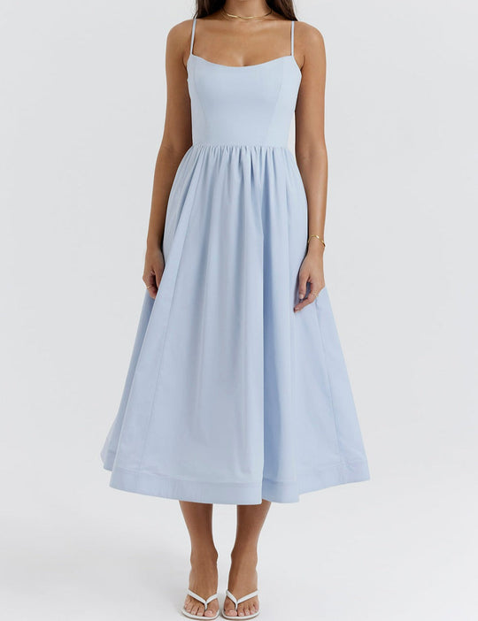 Elegantes Midikleid Look