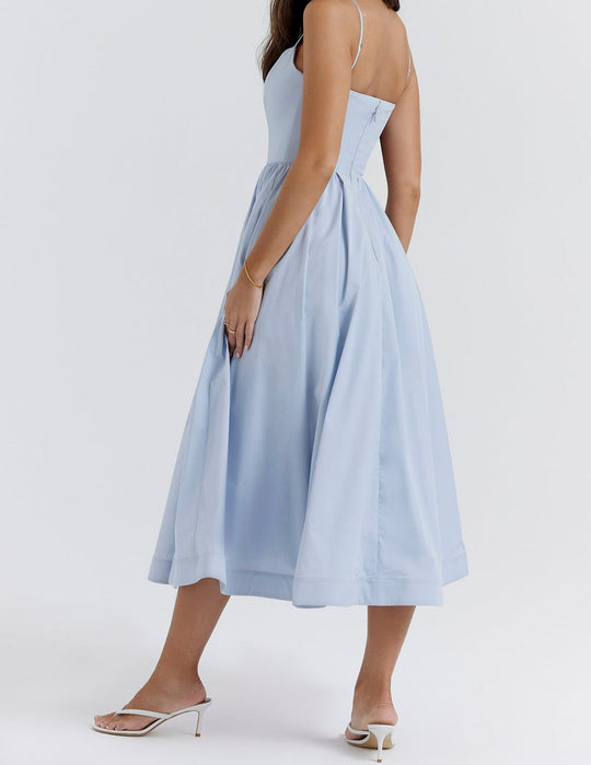 Elegantes Midikleid Look