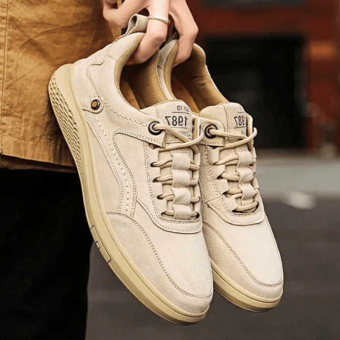 Herren Sneakers Italienische Wildleder Sneakers Lässig und Komfortabel