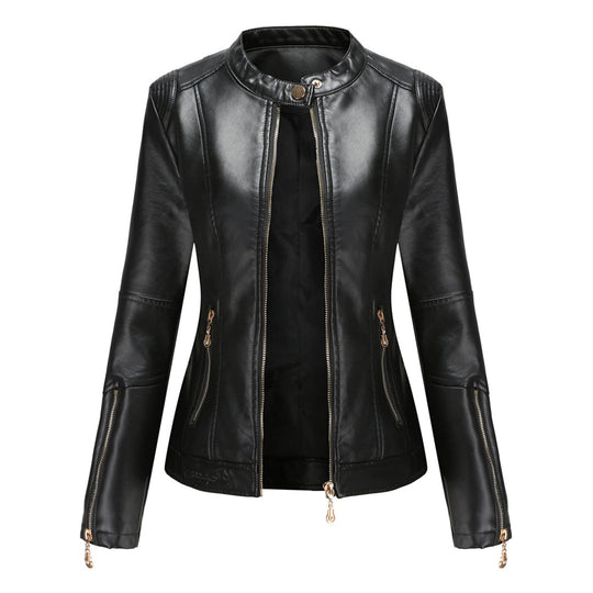 Stylische Lederjacke