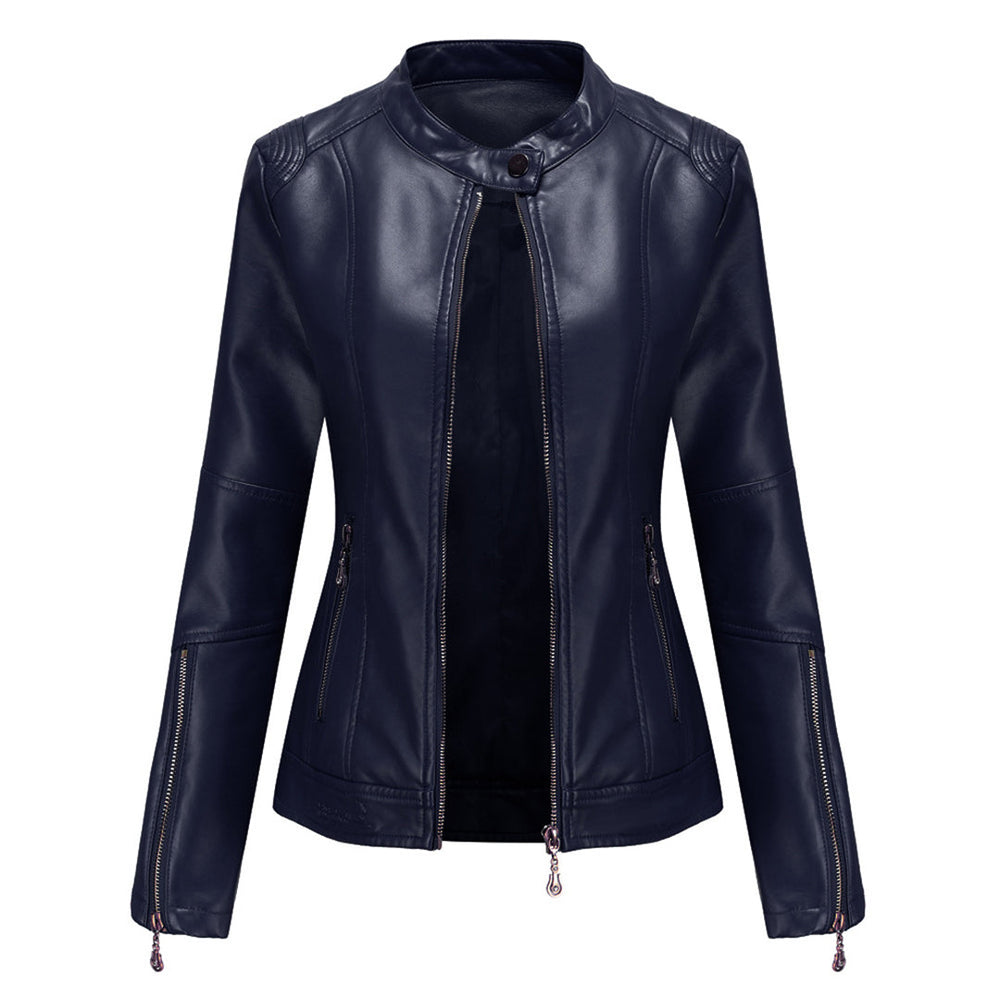 Stylische Lederjacke