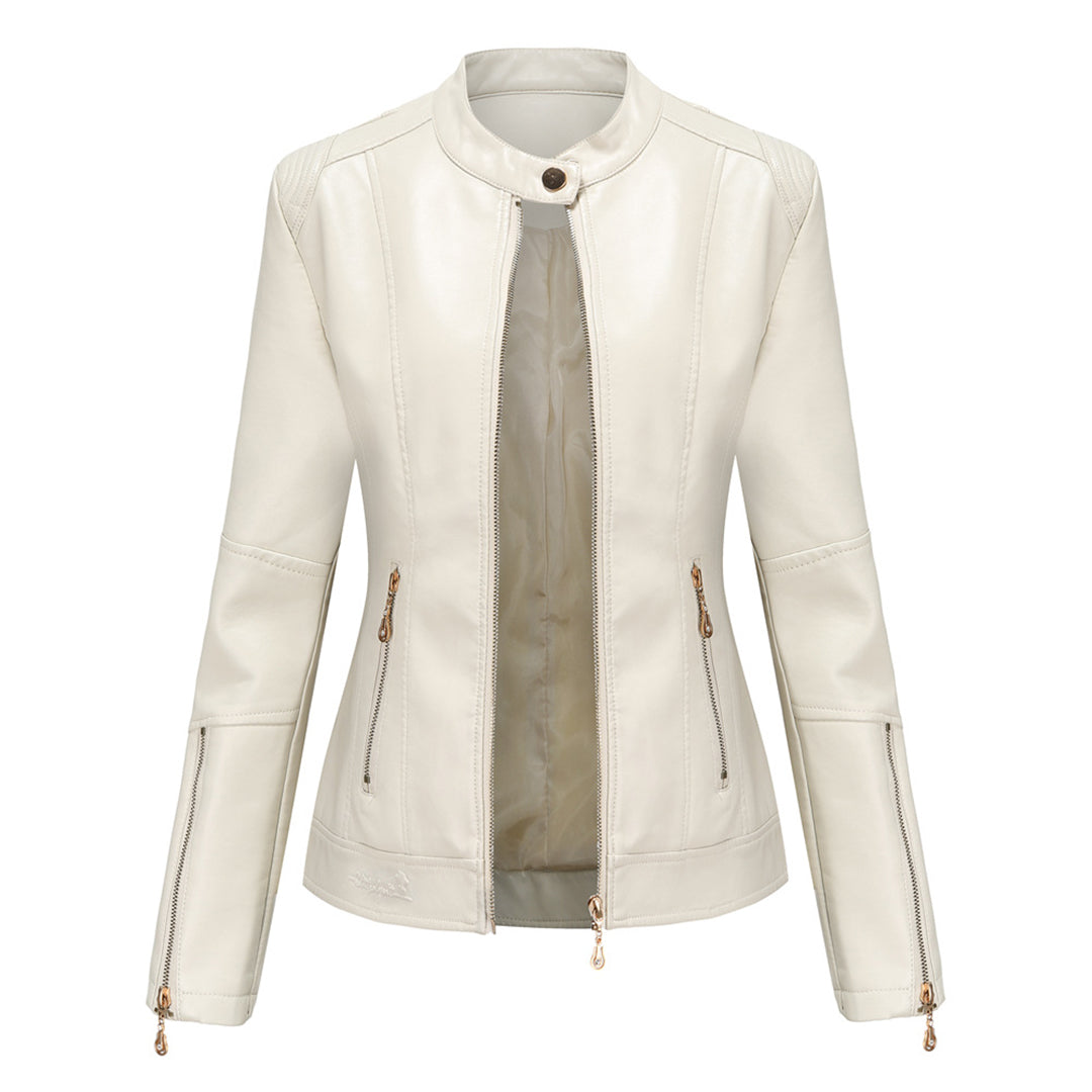 Stylische Lederjacke