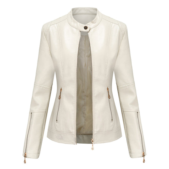 Stylische Lederjacke
