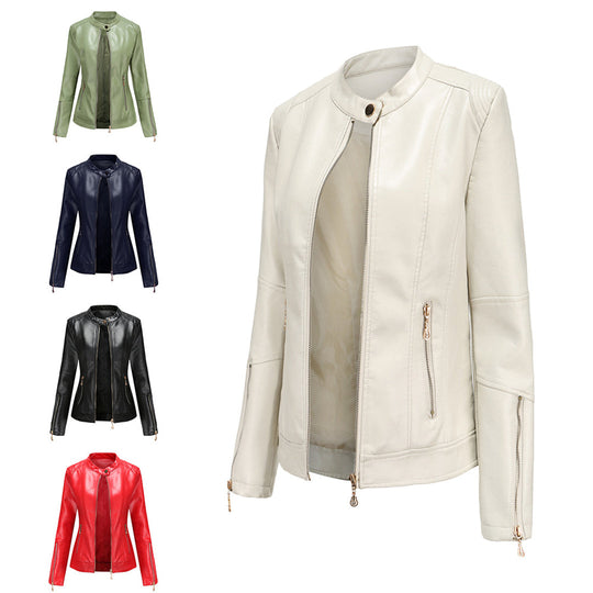 Stylische Lederjacke