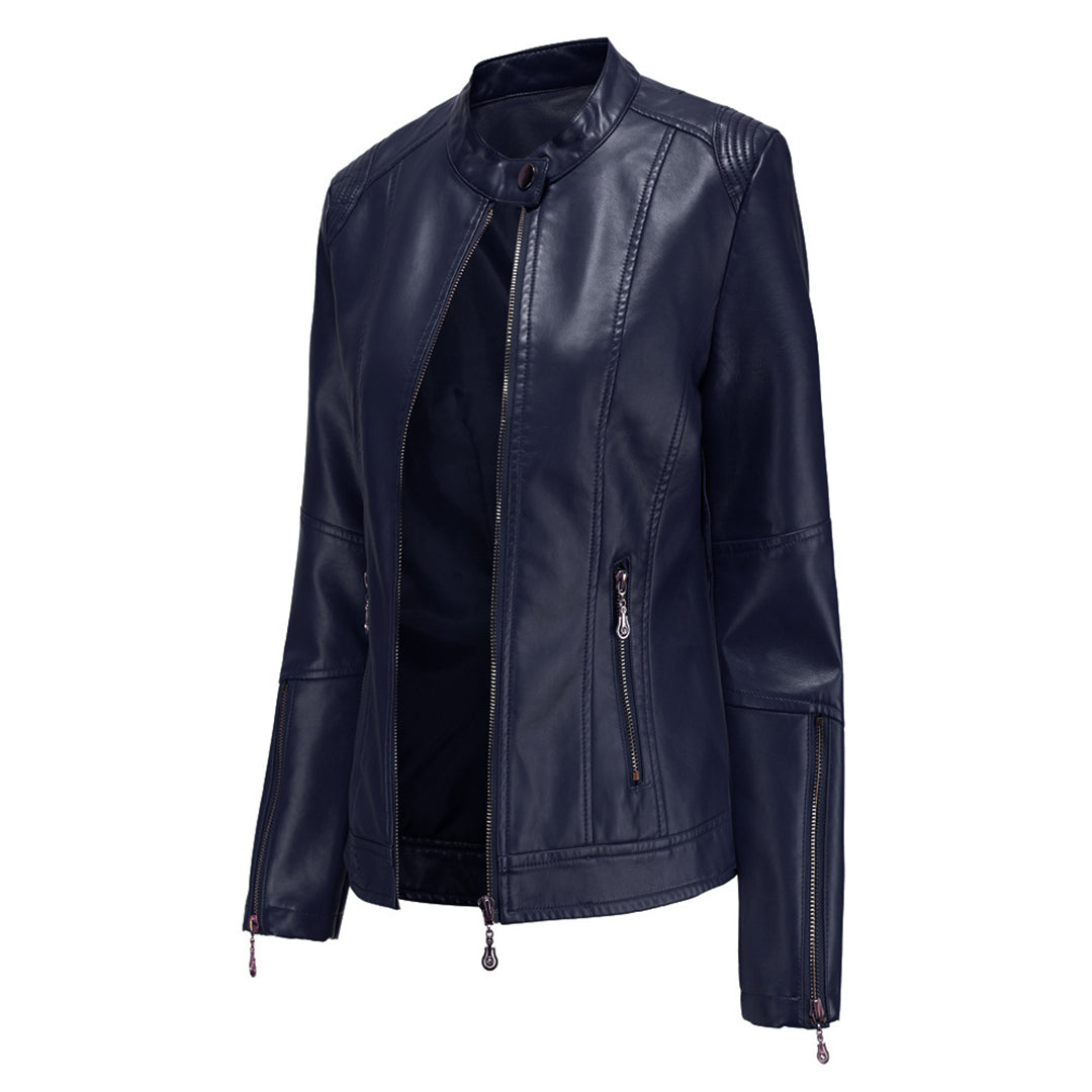 Stylische Lederjacke