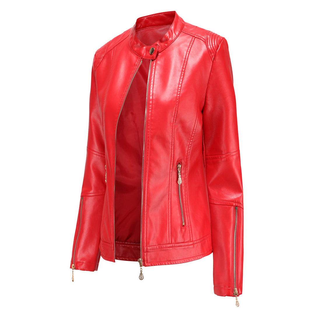 Stylische Lederjacke