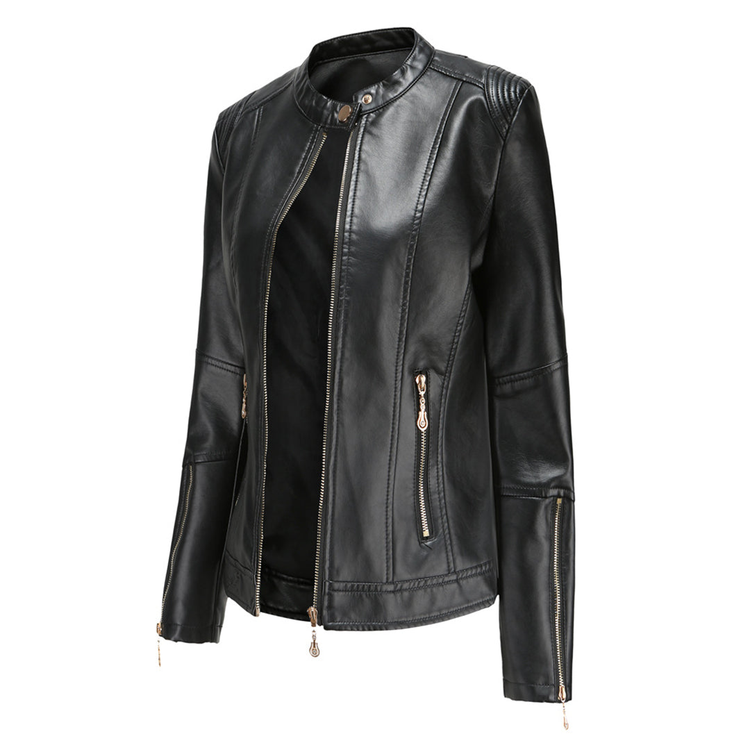 Stylische Lederjacke