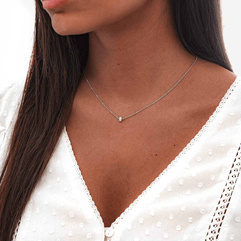 Funkelnde Kreis-Halskette - Valerie | Shop Nory