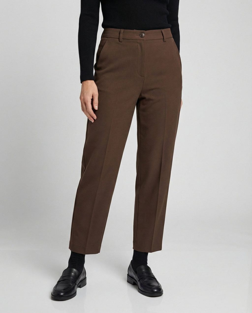 Damen Stoffhose mit hohem Bund
