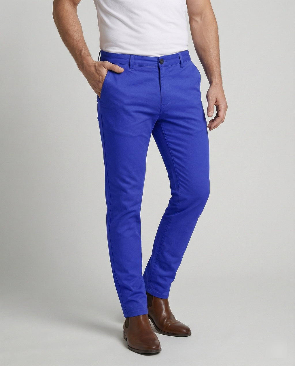 Herren Slim Fit Freizeithose elastisch