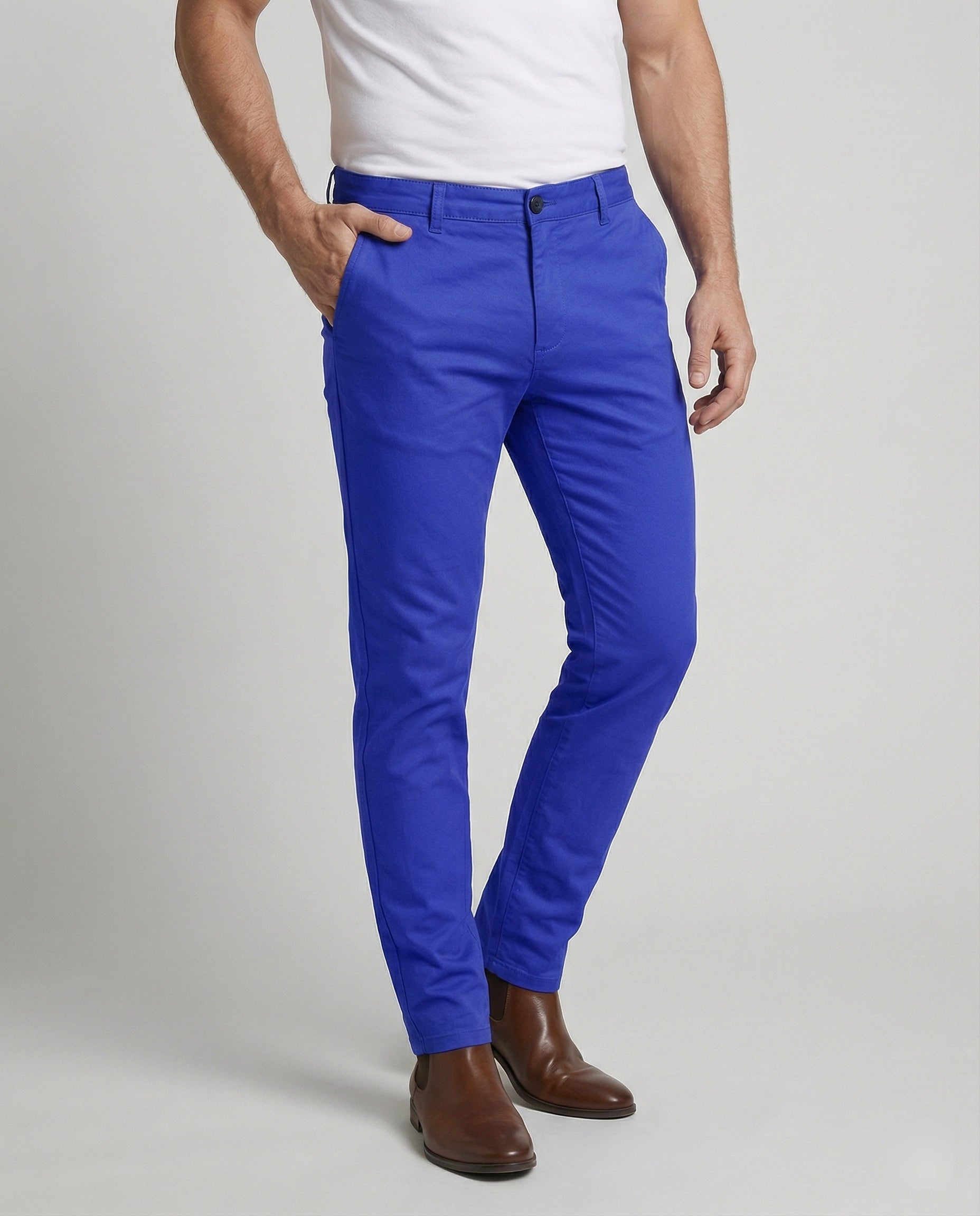 Herren Slim Fit Freizeithose elastisch