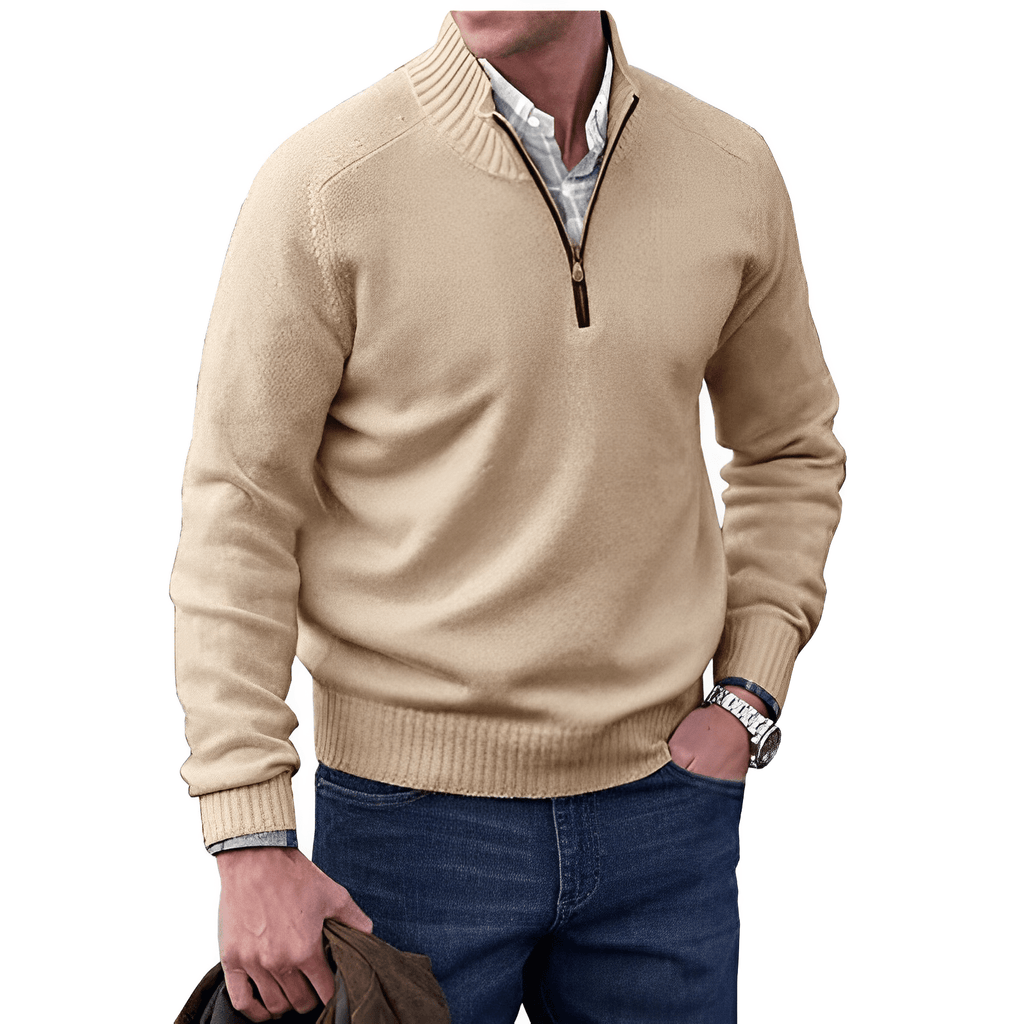 Luxuriöser und bequemer Herrenpullover