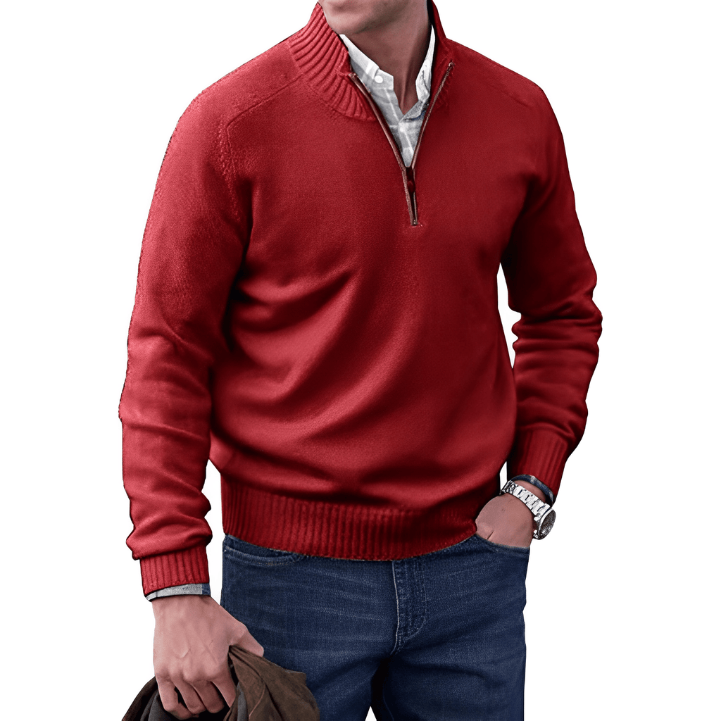 Luxuriöser und bequemer Herrenpullover