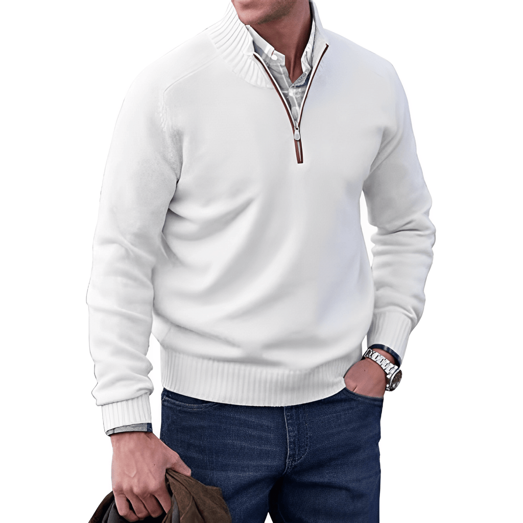 Luxuriöser und bequemer Herrenpullover