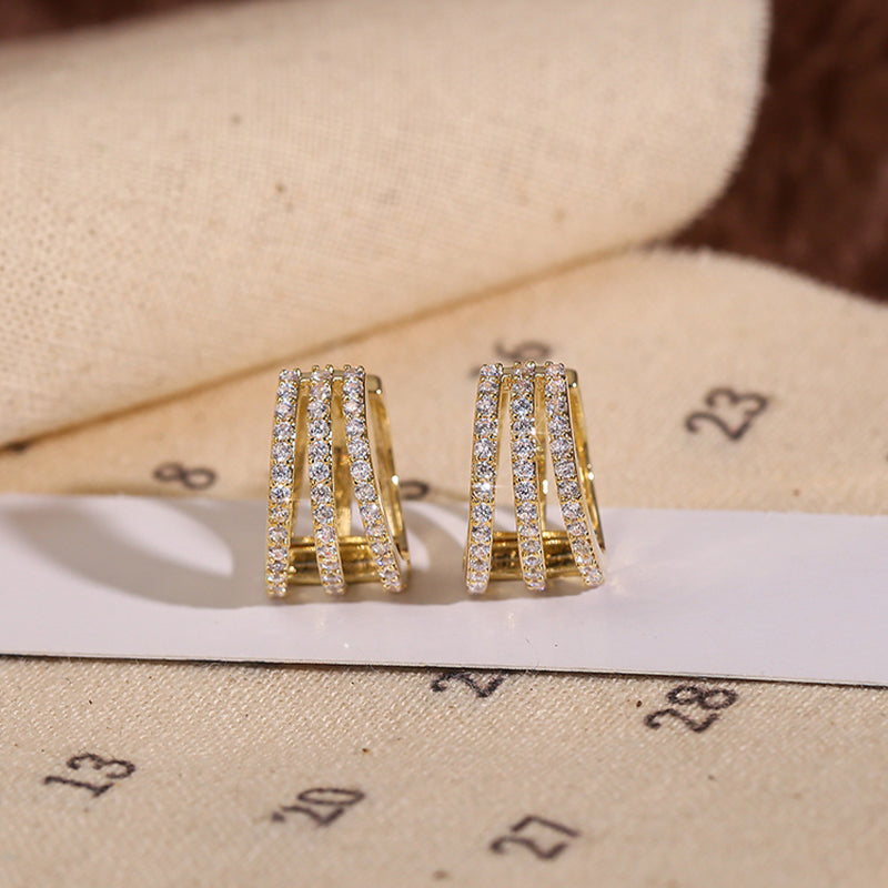 Glamour | Gold Farbe Ohrringe Natur | Shop Nory