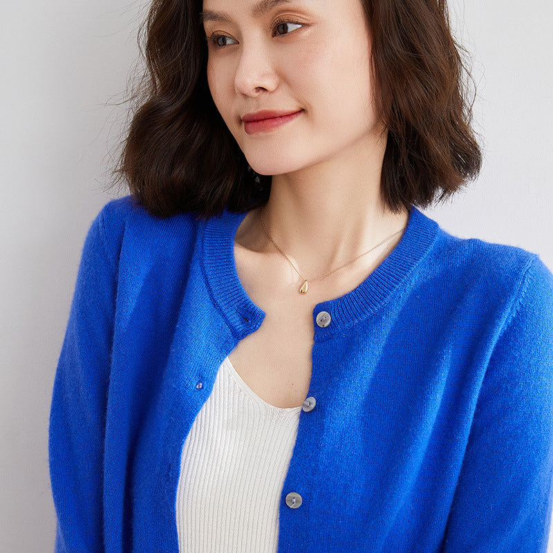 Kuschelige Strickjacke mit Feinem Muster