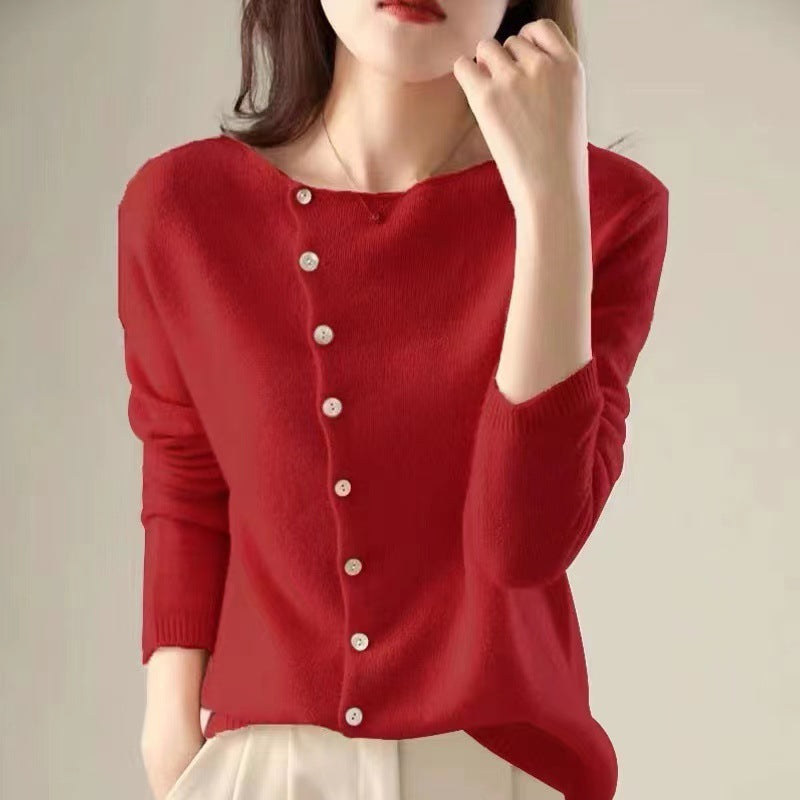 Weiche Strickjacke mit Elegantem Knopfverschluss
