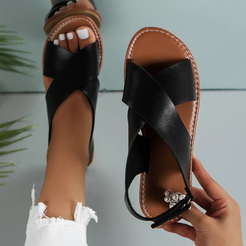 Damen sandalen mit Schnalle