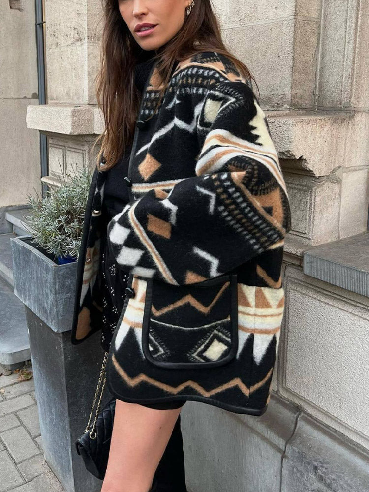 Modische Herbstjacke