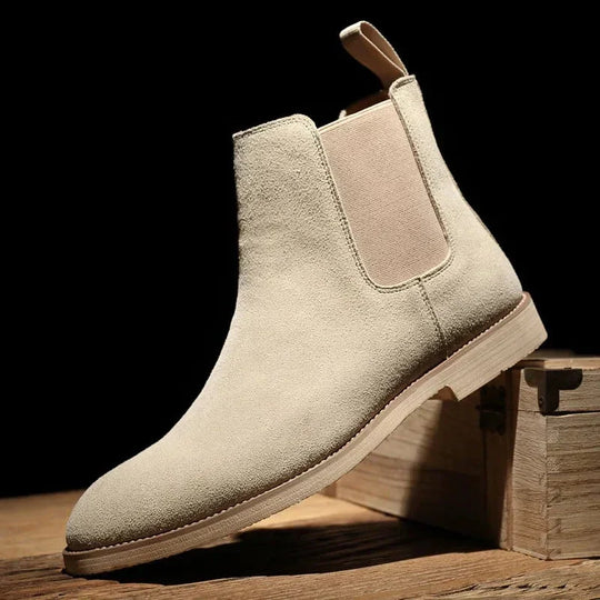 Boots Aus Weichem Wildleder